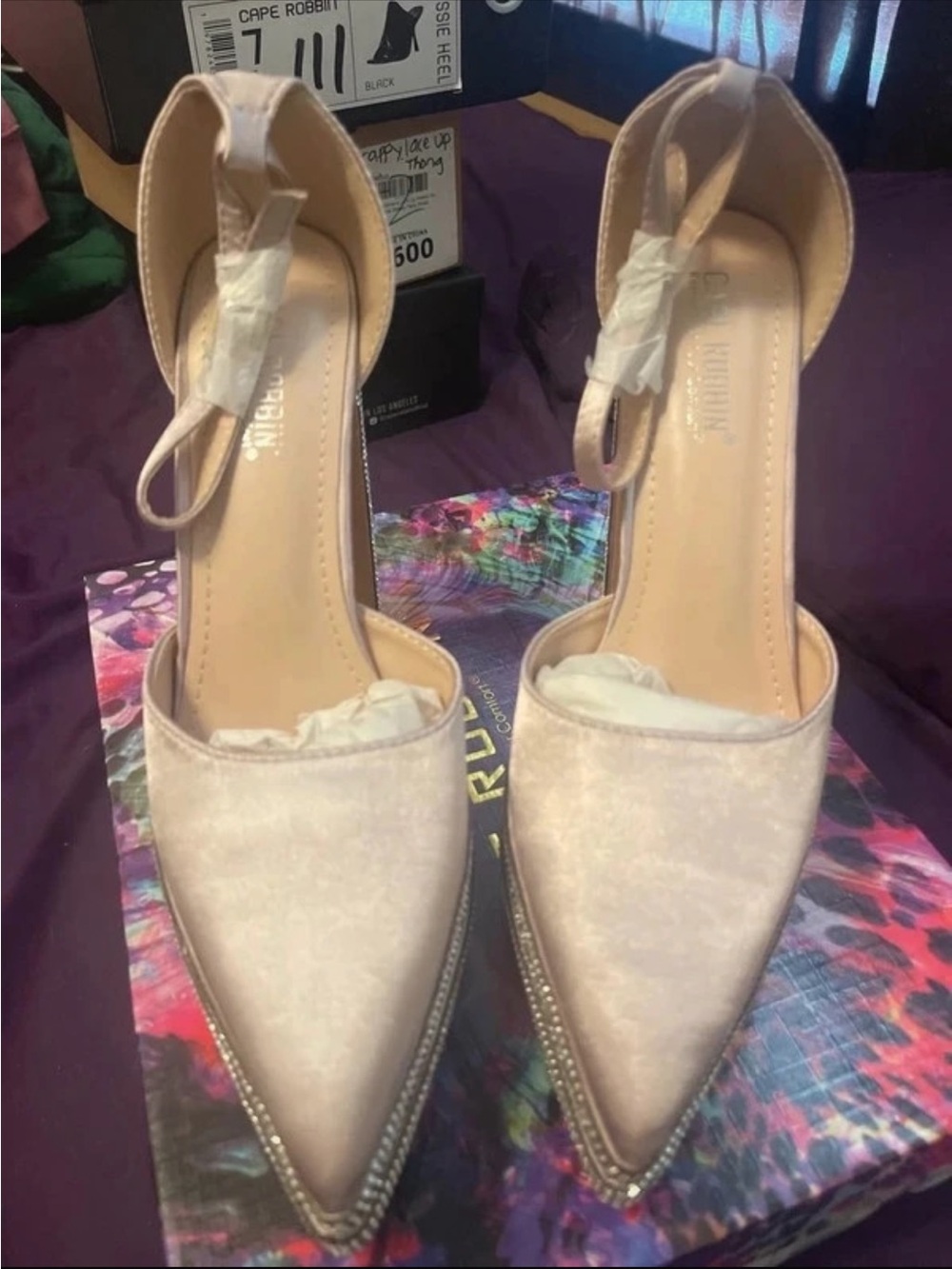 Cape Robbin Rhinestone Platform Heels - Picture 2 of 4